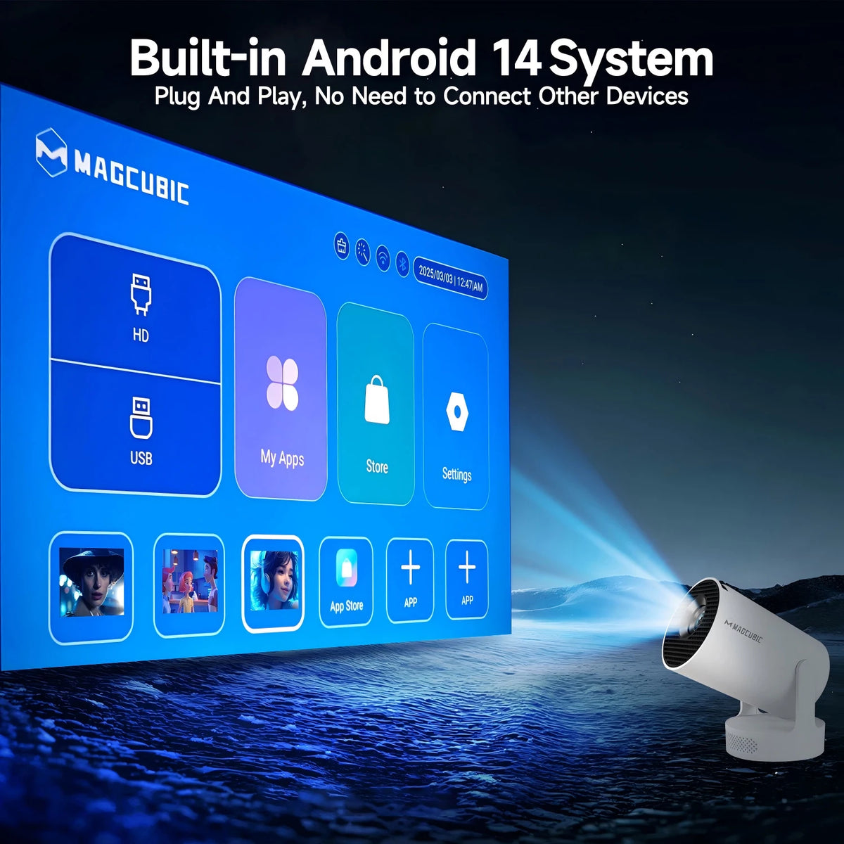 Wbudowany Android 14 – aplikacje bez przystawki